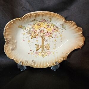 Antique Rare S.F. & Co. (S. Fielding & Co. England Serving Dish ~ "LEO" Pattern